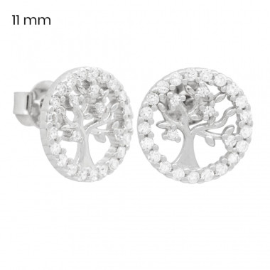 Stříbrné náušnice 40220301