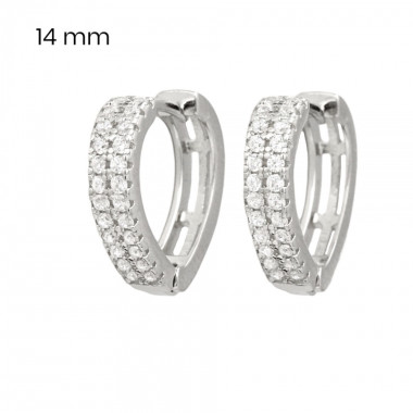 Stříbrné náušnice 40145301