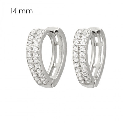 Stříbrné náušnice 40145301