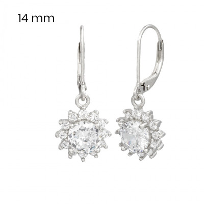 Stříbrné náušnice 40040501