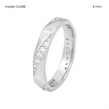 Stříbrný prsten CLAIRE 401900