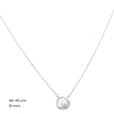 Stříbrný řetízek+přívěsek 40237001