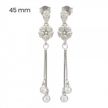 Stříbrné náušnice 40019101