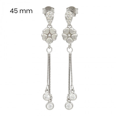 Stříbrné náušnice 40019101