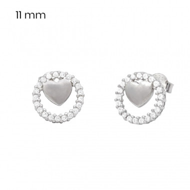 Stříbrné náušnice 40169701