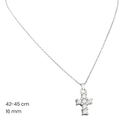 Stříbrný řetízek+přívěsek 40144701