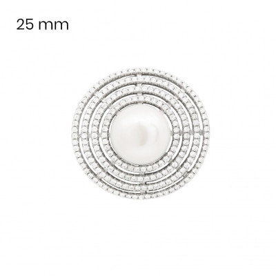 Stříbrná brož 40190201