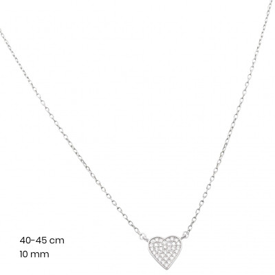 Stříbrný řetízek+přívěsek 40177801