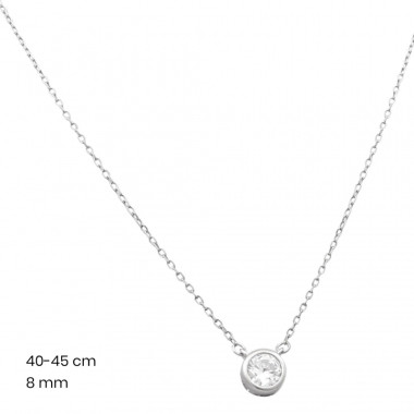 Stříbrný řetízek+přívěsek 40159601