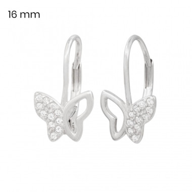 Stříbrné náušnice 40212501