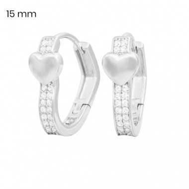 Stříbrné náušnice 40230901