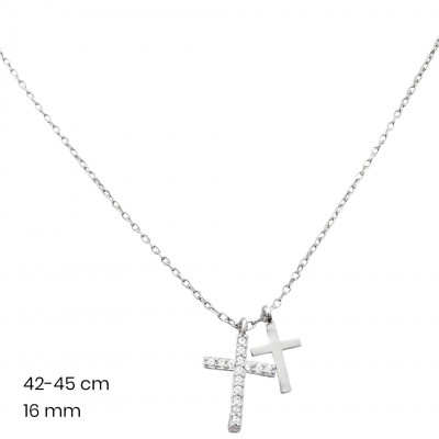 Stříbrný řetízek+přívěsek 40203701