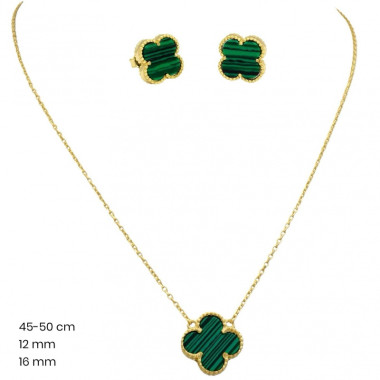 Stříbrný řetízek+přívěsek+náušnice 40140303