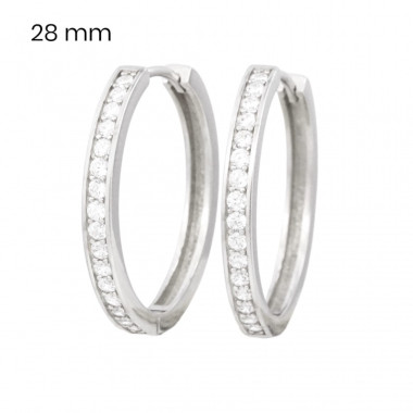 Stříbrné náušnice 40182601