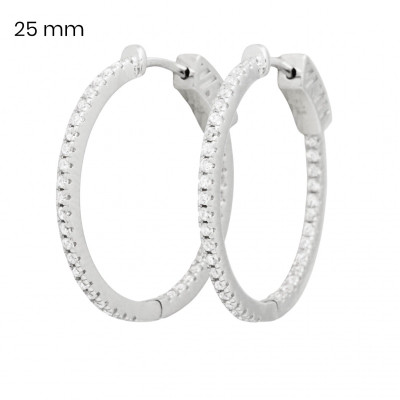 Stříbrné náušnice 40200701