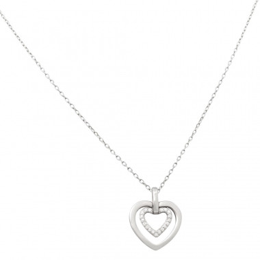 Stříbrný řetízek+přívěsek 40230701