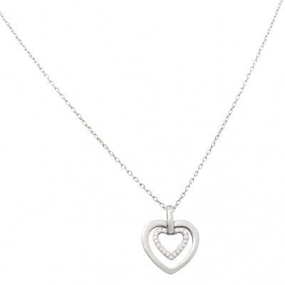 Stříbrný řetízek+přívěsek 40230701