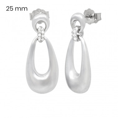 Stříbrné náušnice 40198101