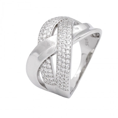 Stříbrný prsten 401423