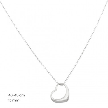 Stříbrný řetízek+přívěsek 40237101