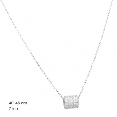 Stříbrný řetízek+přívěsek 40216901