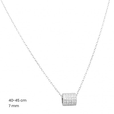 Stříbrný řetízek+přívěsek 40216901