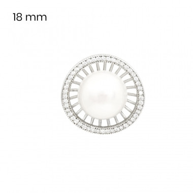 Stříbrná brož 40190301