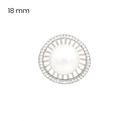 Stříbrná brož 40190301