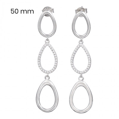 Stříbrné náušnice 40025801