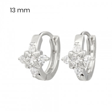 Stříbrné náušnice 40040701