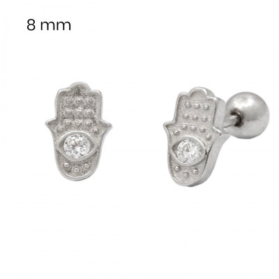 Stříbrné náušnice 40092501