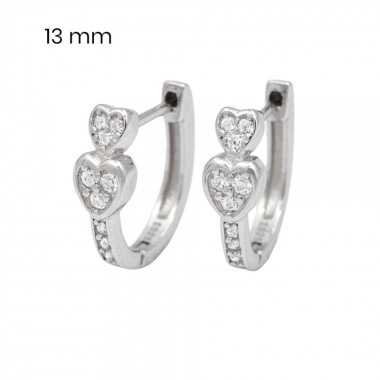 Stříbrné náušnice 40026501