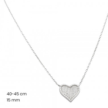 Stříbrný řetízek+přívěsek 40216801