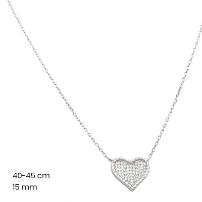 Stříbrný řetízek+přívěsek 40216801