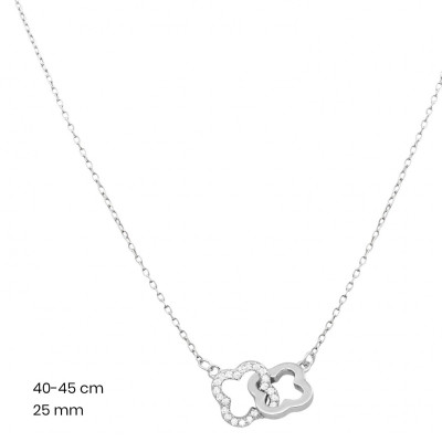 Stříbrný řetízek+přívěsek 40197601