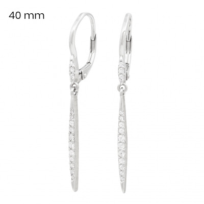 Stříbrné náušnice 40209701