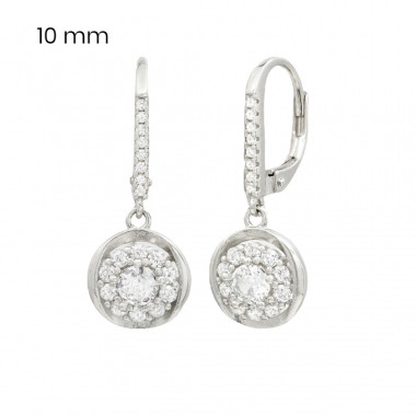 Stříbrné náušnice 40112201