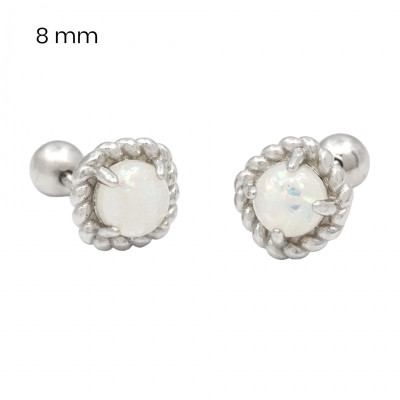 Stříbrné náušnice 40087701