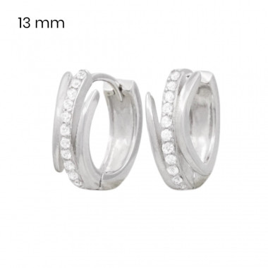 Stříbrné náušnice 40161501