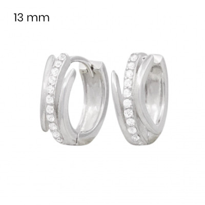 Stříbrné náušnice 40161501