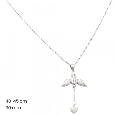 Stříbrný řetízek+přívěsek 40077101