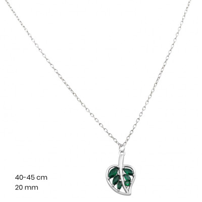 Stříbrný řetízek+přívěsek 40195901