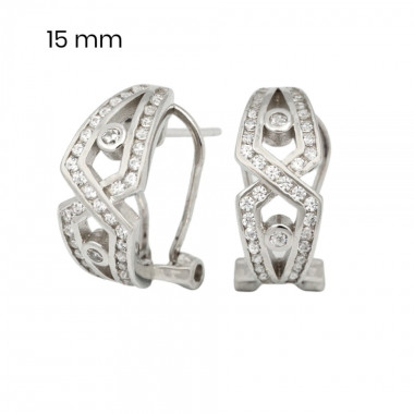 Stříbrné náušnice 40017501