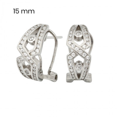 Stříbrné náušnice 40017501