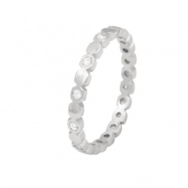 Stříbrný prsten 402279