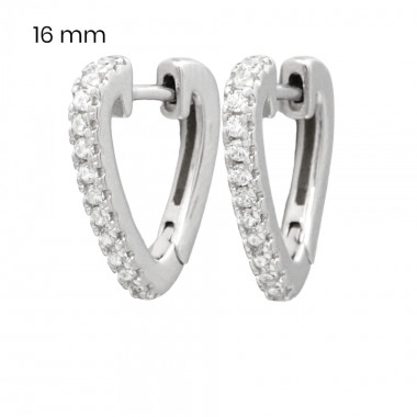 Stříbrné náušnice 40101601