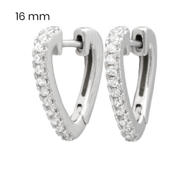 Stříbrné náušnice 40101601