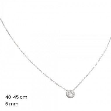 Stříbrný řetízek+přívěsek 40149701