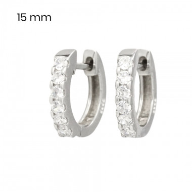 Stříbrné náušnice 40041501