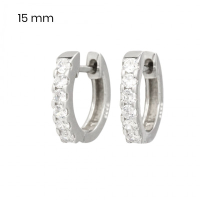 Stříbrné náušnice 40041501